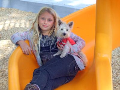 Muffit and grandaughter Chalissa